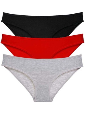 Moda Şahsenem 3 Adet Süper Eko Set Likralı Kadın Slip Külot 540