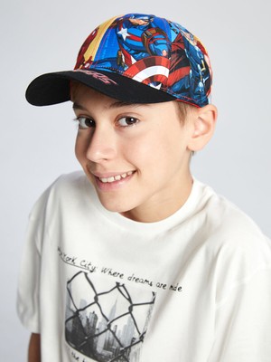 Lc Waikiki Yeni Sezon Avengers Baskılı Erkek Çocuk Kep Şapka