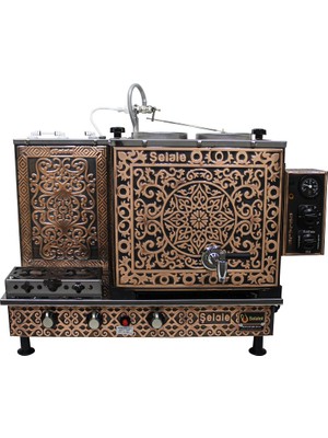 Şelale Antik Bakır Çay Kazanı