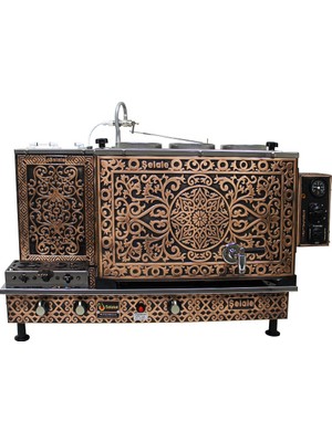 Şelale Antik Bakır Çay Kazanı