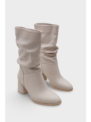 Capone Outfitters Marlie Yuvarlak Burunlu  Kadın Çizme