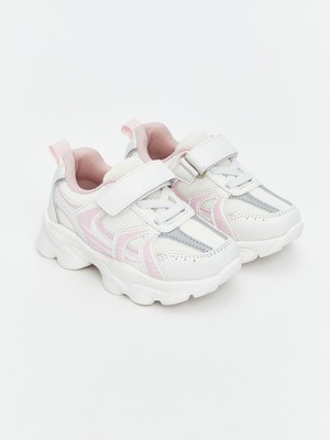 Lc Waikiki Yeni Sezon Bağcık ve Cırt Cırtlı Kız Bebek Spor Ayakkabı