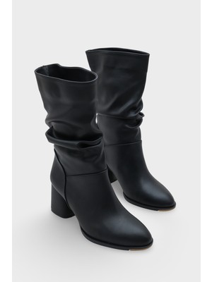 Capone Outfitters Marlie Yuvarlak Burunlu  Kadın Çizme