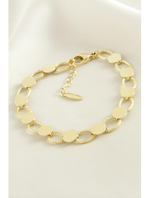 Nacario Xuping Oval Lüks Çelik Bileklik