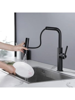 E.Muslukcum MadameStone çift yönlü spiralli mutfak bataryası siyah spiralli mutfak bataryası