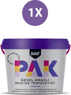 Selsil SELSİL PAK GENEL AMAÇLI TEMİZLYİCİ 500 G