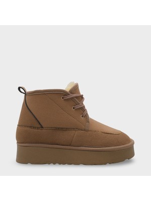 Capone Outfitters Ashlee Oval Burunlu Püsküllü Trak Tabanlı Süet Kadın Loafer