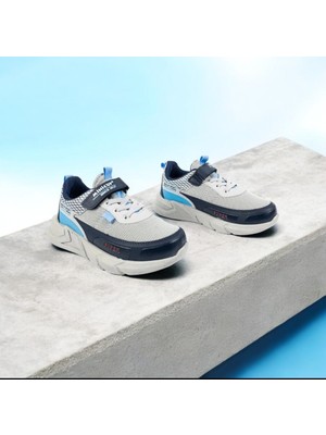 Minicup Kids Ultra Hafif Anatomik Taban Günlük Esnek Erkek Spor Ayakkabı Lacivert-Gri