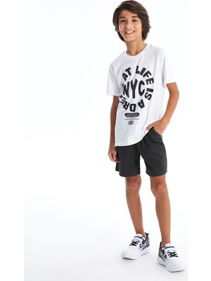 Lc Waikiki Yeni Sezon Beli Lastikli Basic Erkek Çocuk Şort