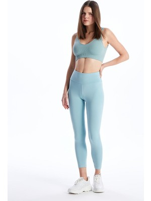 LC Waikiki Kadın Beli Lastikli Ekstra Dar Fit Düz Tayt  (S4)