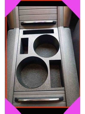 Voltrex Design 2019-2026 Model Rifter-Berlingo-Combo-Doblo Uyumlu Orta Konsol Için Premium Bardaklık