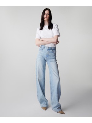 İpekyol Hotfix baskılı jean pantolon IS1260018018CC2