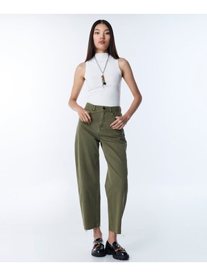 Twist SLOGANLI BAGGY JEAN PANTOLON TS1260018033022