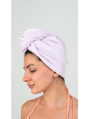 Emillie %100 Pamuk Havlu Saç Bonesi – Hızlı Kuruyan, Yumuşak ve Yüksek Su Emici Saç Havlusu