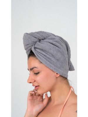 Emillie %100 Pamuk Havlu Saç Bonesi – Hızlı Kuruyan, Yumuşak ve Yüksek Su Emici Saç Havlusu