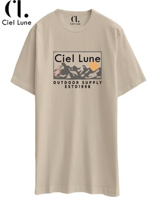 NEVERMIND Nevermind Unisex Ciel Lune Oversize Tshirt
