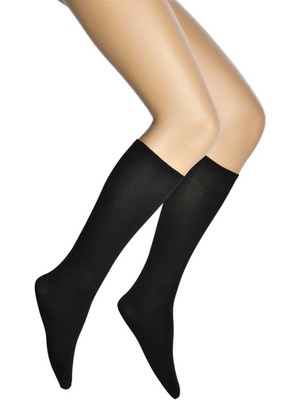 Moda Şahsenem Mikro 70 Dizaltı Kadın Çorap Siyah 500