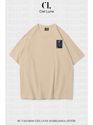 Nevermind Unisex Kadın Erkek Golden Ratio Baskılı Özel Tasarım Oversize T-Shirt