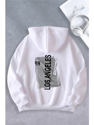 Nevermind Unisex Kadın Erkek Los Angeles 1998 Baskılı Oversize Sweatshirt