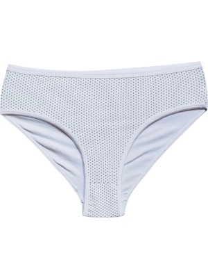 Moda Şahsenem Pamuklu Geniş Kenarlı Likralı Desenli Bato Kadın Külot Desen 8