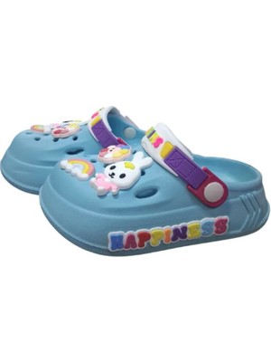 Benitto Kids Calx Kız Bebek-Çocuk Tavşan Figürlü Kaydırmaz Taban Terlik Sandalet BNT9047