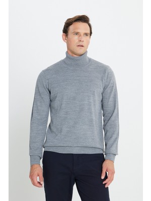 Altınyıldız Classics Tüylenme Yapmayan Anti Pilling Özellikli Standart Fit Tam Balıkçı Yaka Triko