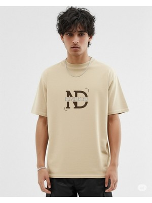 Nevermind Baskılı Oversize Tişört | Erkek Streetwear T-Shirt