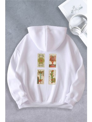 Nevermind Unisex Kadın Erkek Minor Tarot Modeli Oversize Sweatshirt