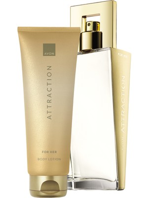 Avon Attraction Kadın Parfüm 50 Ml. ve Vücut Losyonu Paketi
