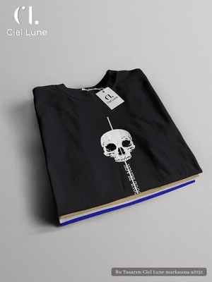 Nevermind Unisex Soul Black Özel Tasarım - Oversize T-Shirt