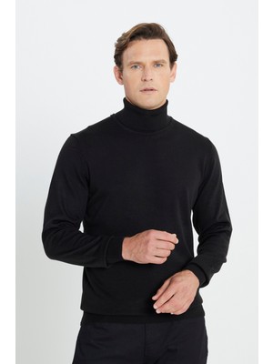 Altınyıldız Classics Tüylenme Yapmayan Anti Pilling Özellikli Standart Fit Tam Balıkçı Yaka Triko