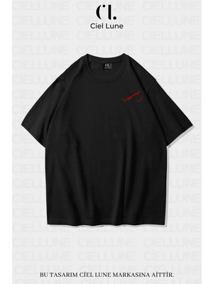 Nevermind Unisex Kadın Erkek Red Eyes Baskılı Özel Tasarım Oversize T-Shirt
