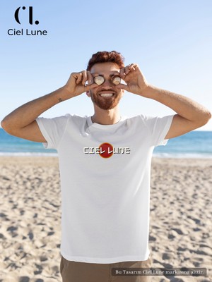 Nevermind Unisex Optic Line Ciel Lune - Oversize T-Shirt