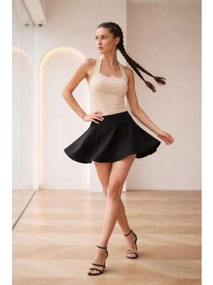 Divinus Boyundan Geçmeli Kalın Askılı Crop