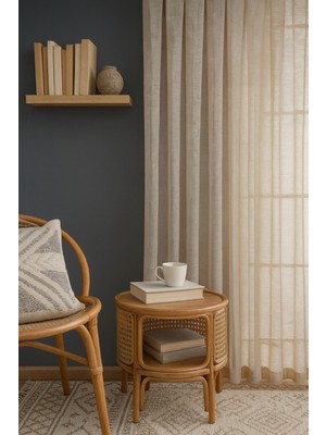 Quba Deco Premium Seri Yoğun Dokulu Pileli Tül Perde Salon Oturma Odası Yatak Odası Çocuk Odası