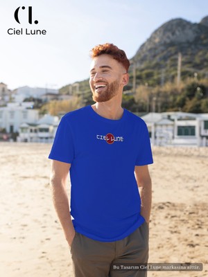 Nevermind Unisex Optic Line Ciel Lune - Oversize T-Shirt