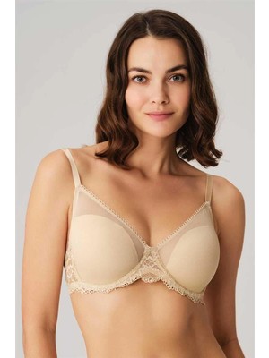 Moda Şahsenem Balenli Desteksiz Dolgusuz Toparlayıcı Dantelli Küçültücü Sütyen