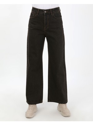 Vellichor Büyük Beden Kadın Pantolon- Kahve