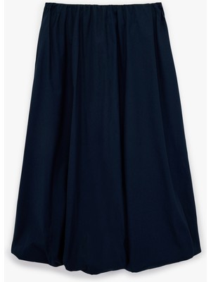 Koton Pamuklu Poplin Midi Boy Balon Etek