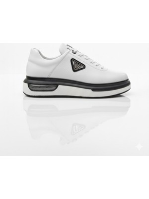 Voyager Bağcıklı Köpük Dolgu Düz Taban Hakiki Deri Erkek Günlük Ayakkabı M057