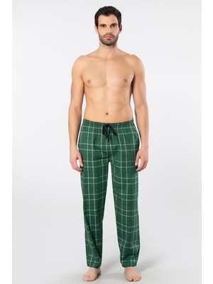 Cacharel Erkek Dokuma Pijama Tek Alt 2240/YEŞIL 1