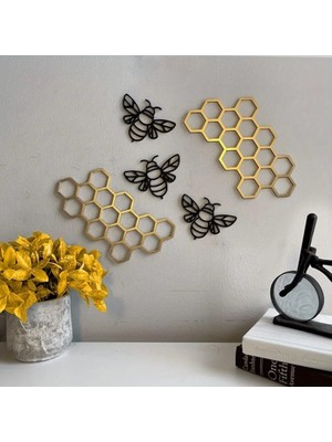 Gökçe Pano Arı ve Petekleri Ders Çalışma Masası Pleksi Kesim