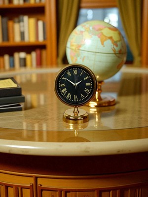 İlk El Grup Golden Grace 25X20 Gold Metal Masa Saati