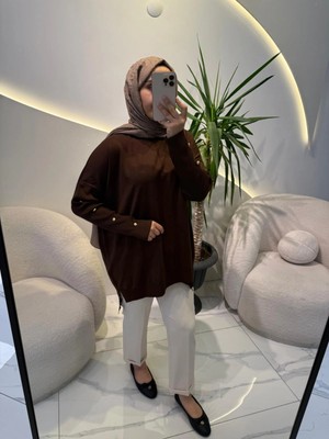 My City Düz Yumuşak Kazak