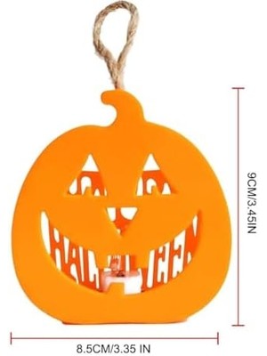 Halloween Işıklı Masa Süsü Balkabağı