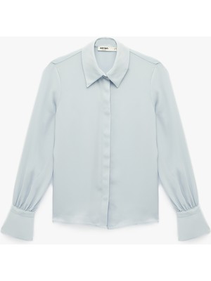 Koton Regular Fit Klasik Yaka Düğmeli Uzun Kollu Gömlek