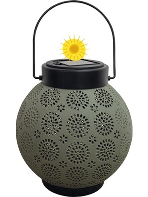 Güneş Enerjili Dekoratif LED Fener / Askılı Bahçe Feneri / Bahçe Dekorasyon Feneri / GT-SL25G