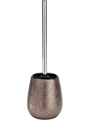 Marrakesh Klozet Takımı, Tuvalet Fırçası Tutucu, Seramik, Ø 12,5 x 41 Cm, Kahverengi