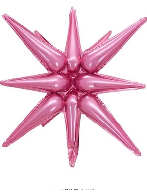 Fuşya Kutup Yıldızı Folyo Balon 27 Inç 60 cm