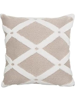 Hamur Kırlent 43X43 cm Bej
